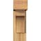 Ekena Millwork Westlake Block Rough Sawn Bracket w/ Offset Brace, Western Red Cedar, 6"W x 14"D x 18"H BKT0604X14X18WTL05RWR - alternate 2